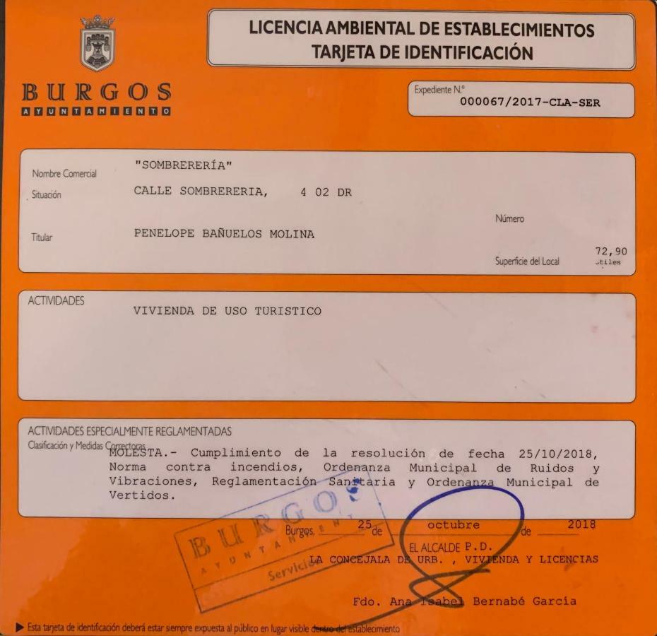 Apartamento Sombrereria Rimbombin Burgo Extérieur photo